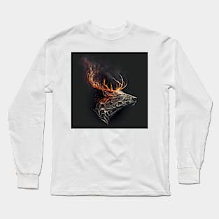 Stag Wisps 01 Long Sleeve T-Shirt